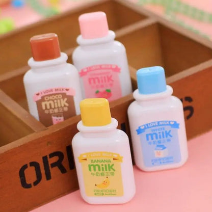 Kawaii Milk Bottle Correction Tape - Cute Cartoon Office School Supply
