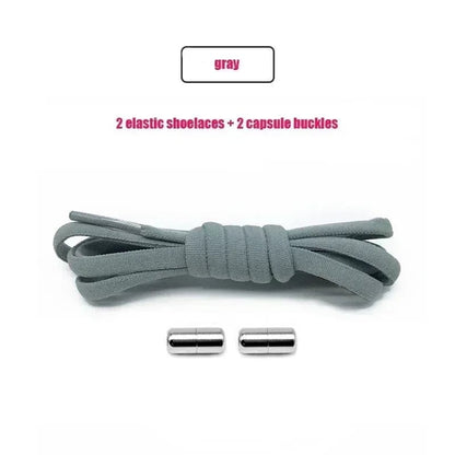 Elastic No Tie Shoelaces - Quick Slip-On Design Kids & Adults