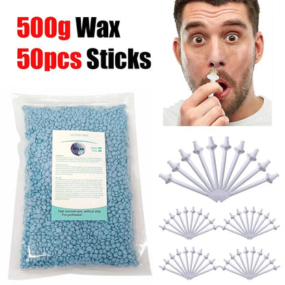 Portable Nose Wax Kit 50g-1005g Hair Removal Men Women Beauty