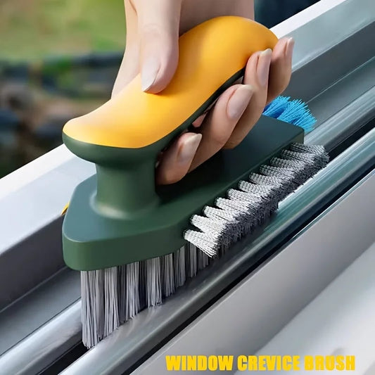 4-in-1 Gap Cleaning Brush Squeegee Tool - Glass Kitchen Bathroom