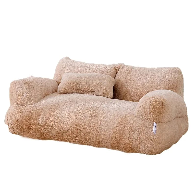 Plush Luxury Cat Bed Sofa - Winter Warm Pet Nest Small Medium Dogs