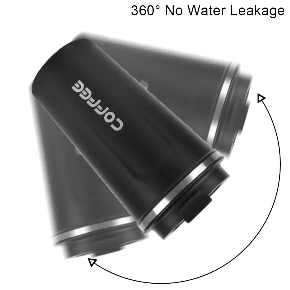 380/510ML Double Wall Stainless Steel Leak-Proof Travel Thermos Mug