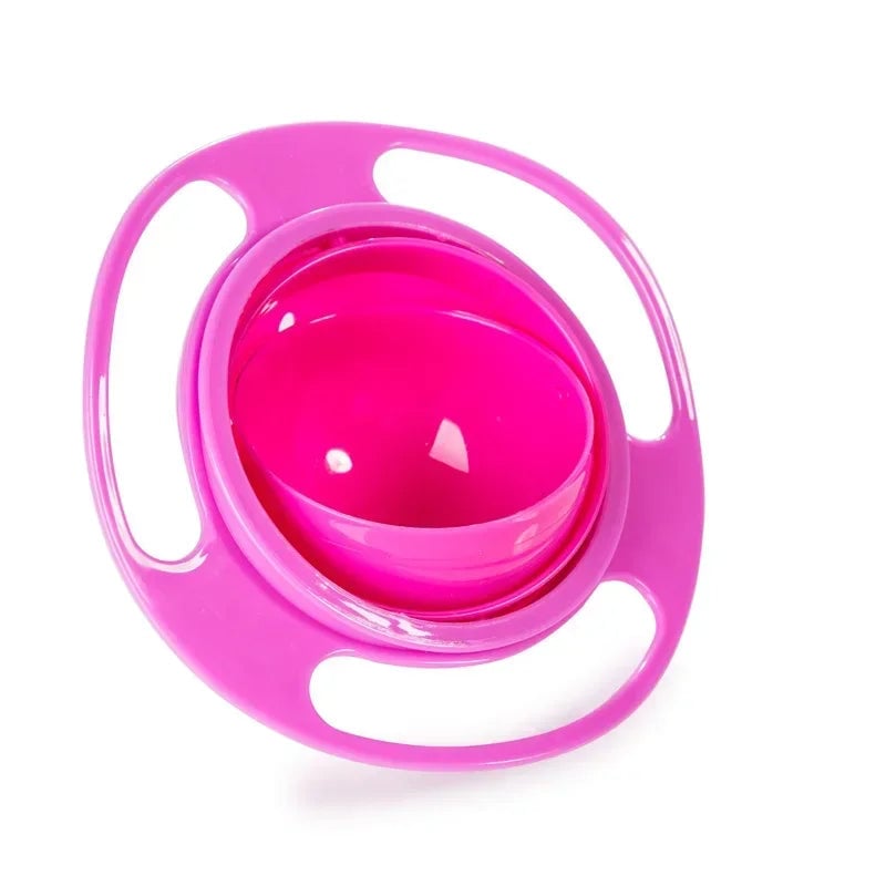 360° Gyro Bowl Spill-Proof Baby Feeding Dish Rotary Balance Training