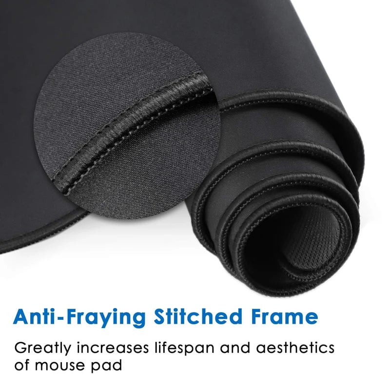 Large Gaming Mousepad Anti-Slip Rubber Base Stitched Edge CS GO LOL