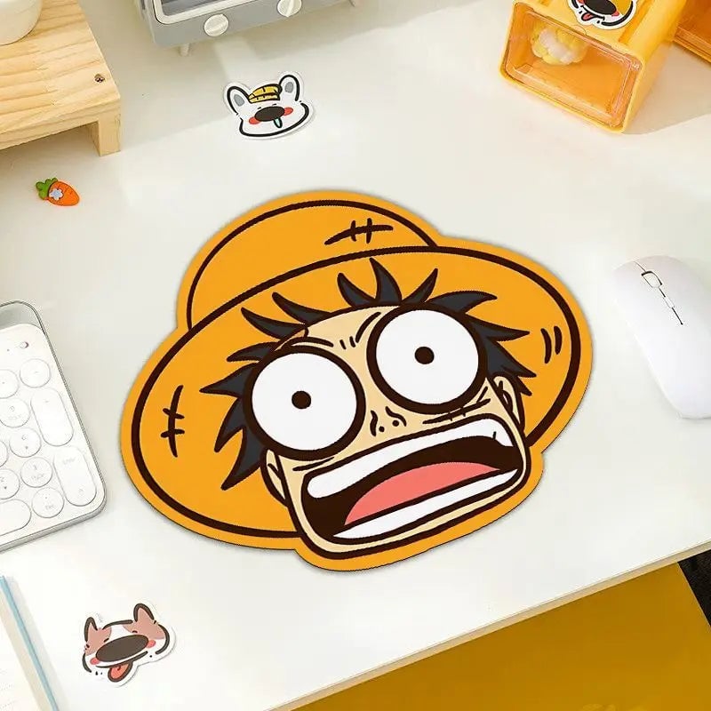Non-Slip Waterproof Gaming Mouse Pad Luffy Anime Design PC Laptop