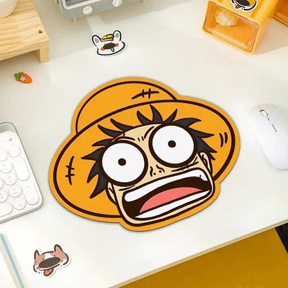 Non-Slip Waterproof Gaming Mouse Pad Luffy Anime Design PC Laptop