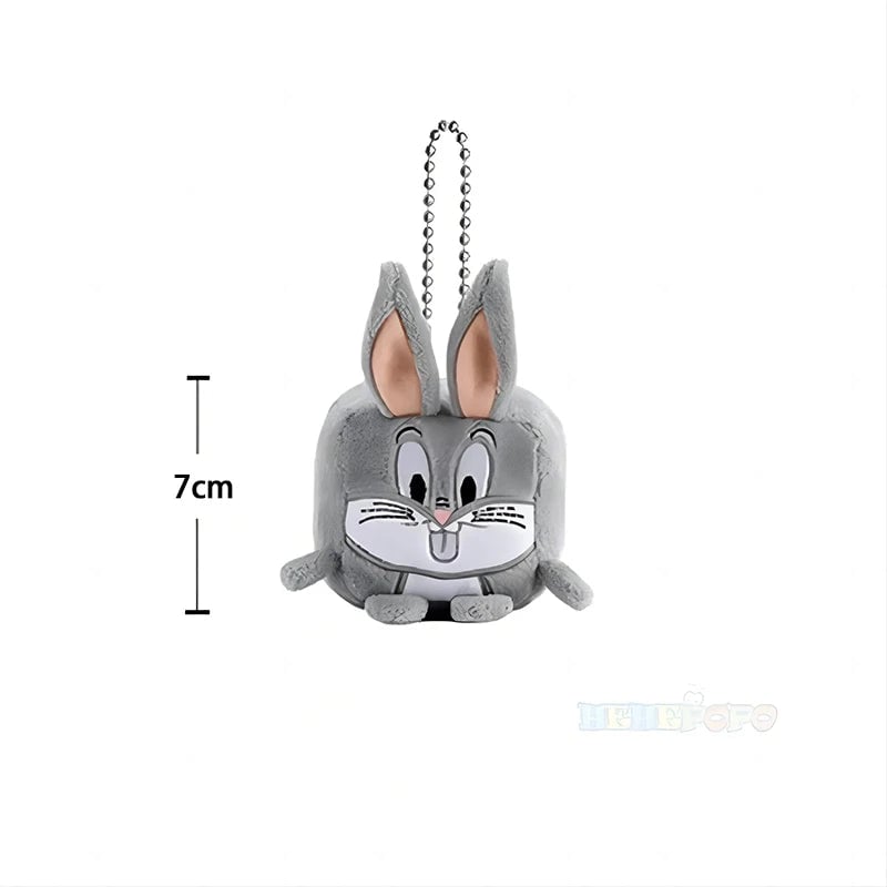 Looney Tunes Plush Keychain Set - Bugs Bunny Tweety Lola Pendant