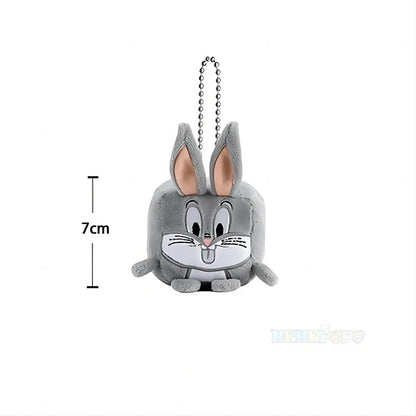 Looney Tunes Plush Keychain Set - Bugs Bunny Tweety Lola Pendant