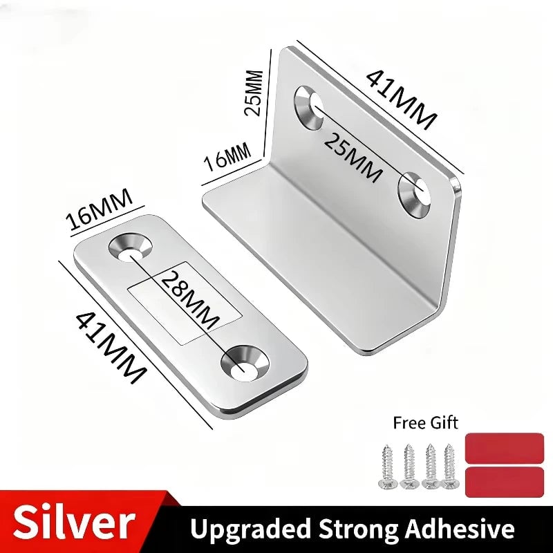 Magnetic Door Catch Latch - Invisible Strong Adhesion Drill-Free