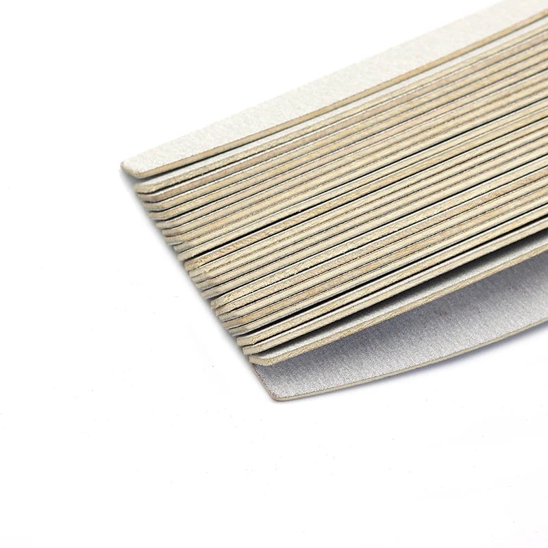 10pcs Wooden Nail Files 100/180/240 Grit Emery Board Manicure Set