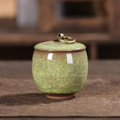 Portable Airtight Kitchen Storage Jar - Tea Coffee Sugar Container