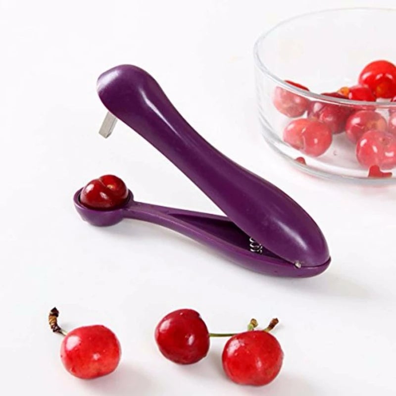 Cherry Pit Remover Tool - Stainless Steel Olive Seed Kitchen Gadget