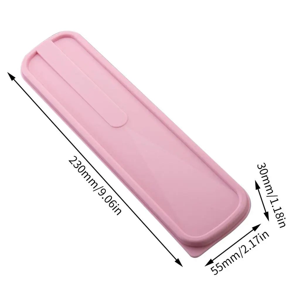 Portable Flip Cover Cutlery Storage Box - Drop Resistant Tableware