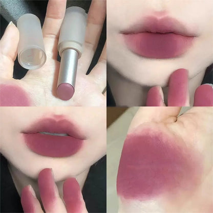 Waterproof Velvet Matte Lipstick - Moisturizing Nude Apricot Lip Tint