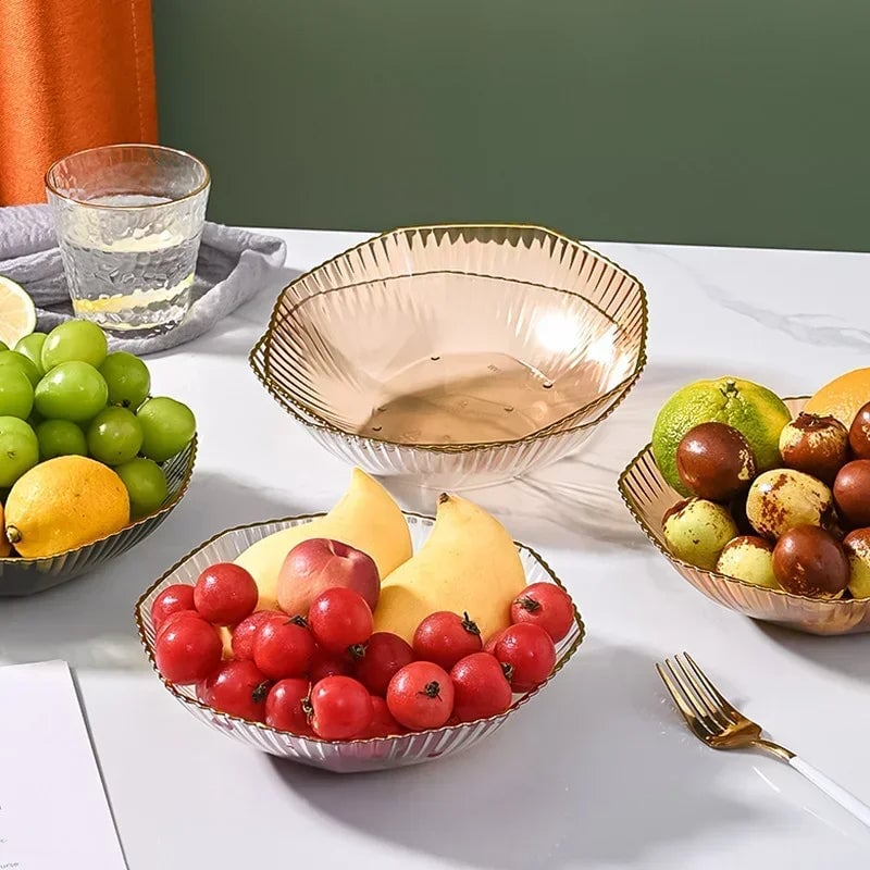 PET Partitioned Serving Plate - Multi-Section Dinnerware Dish