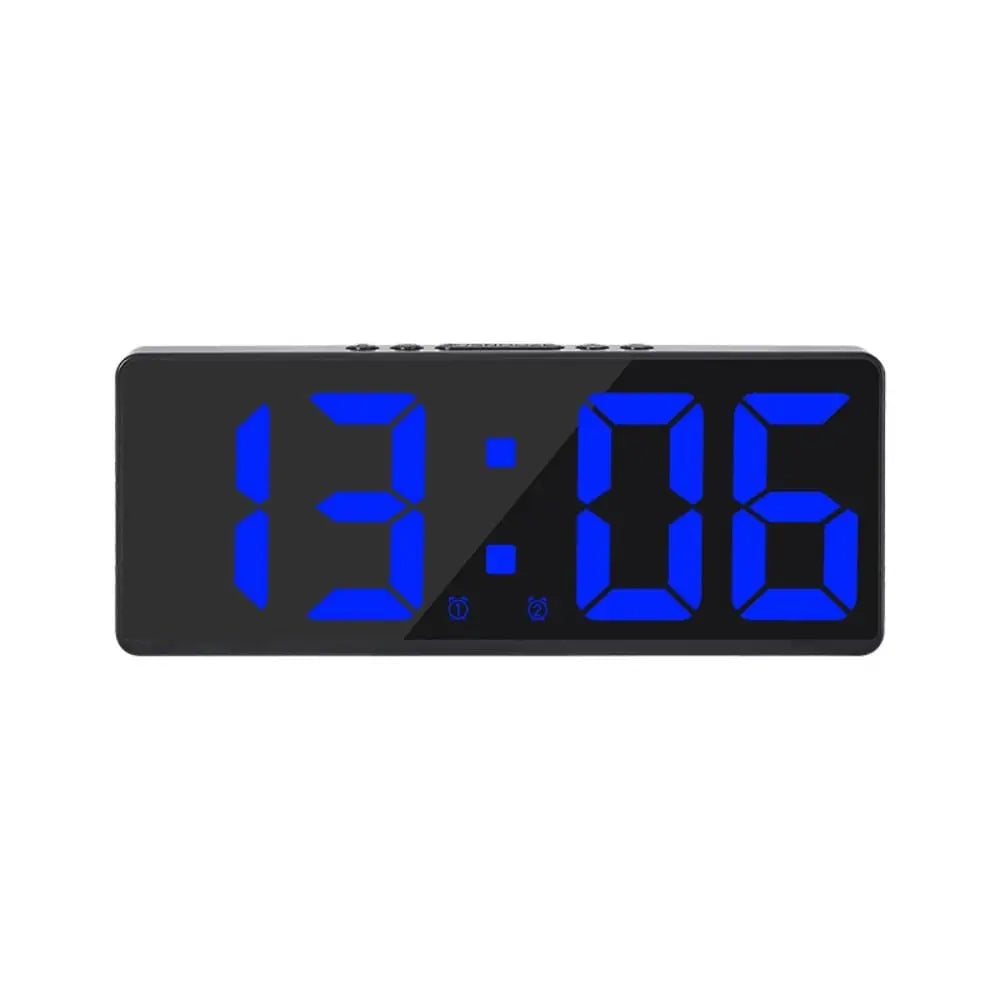LED Digital Alarm Clock with Temperature Display & Backlight