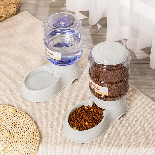 Large Capacity Automatic Pet Feeder Water Dispenser Station