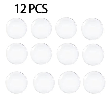 Clear Rubber Door Knob Wall Shield - Self-Adhesive Door Stopper Pad