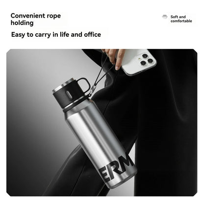 1000ML Vacuum Insulated Stainless Steel Water Bottle Tumbler Flask