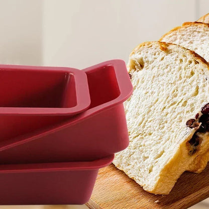 Silicone Mini Loaf Pans NonStick Rectangle Cake Baking Molds Set