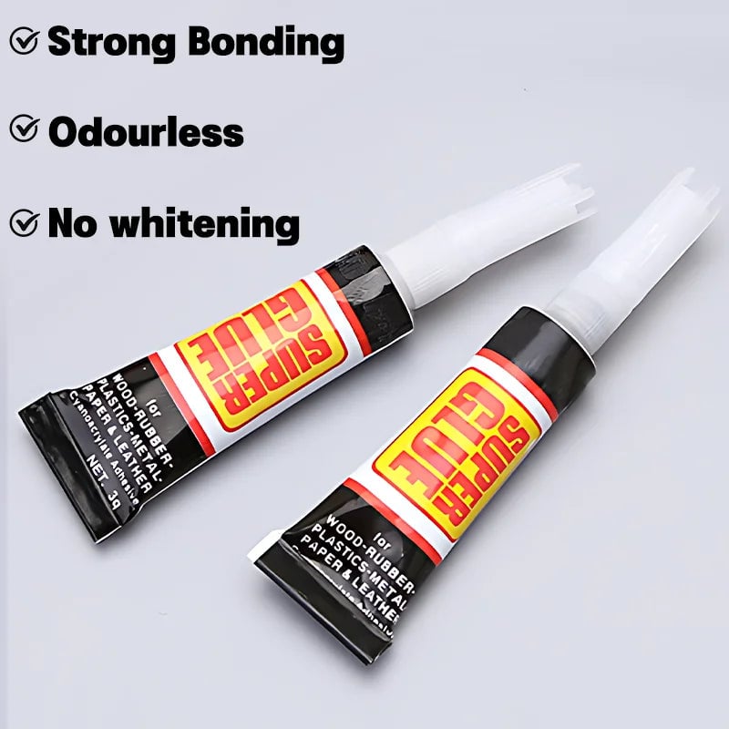 Cyanoacrylate Instant Repair Glue Multi-Pack Wood Metal Glass Strong