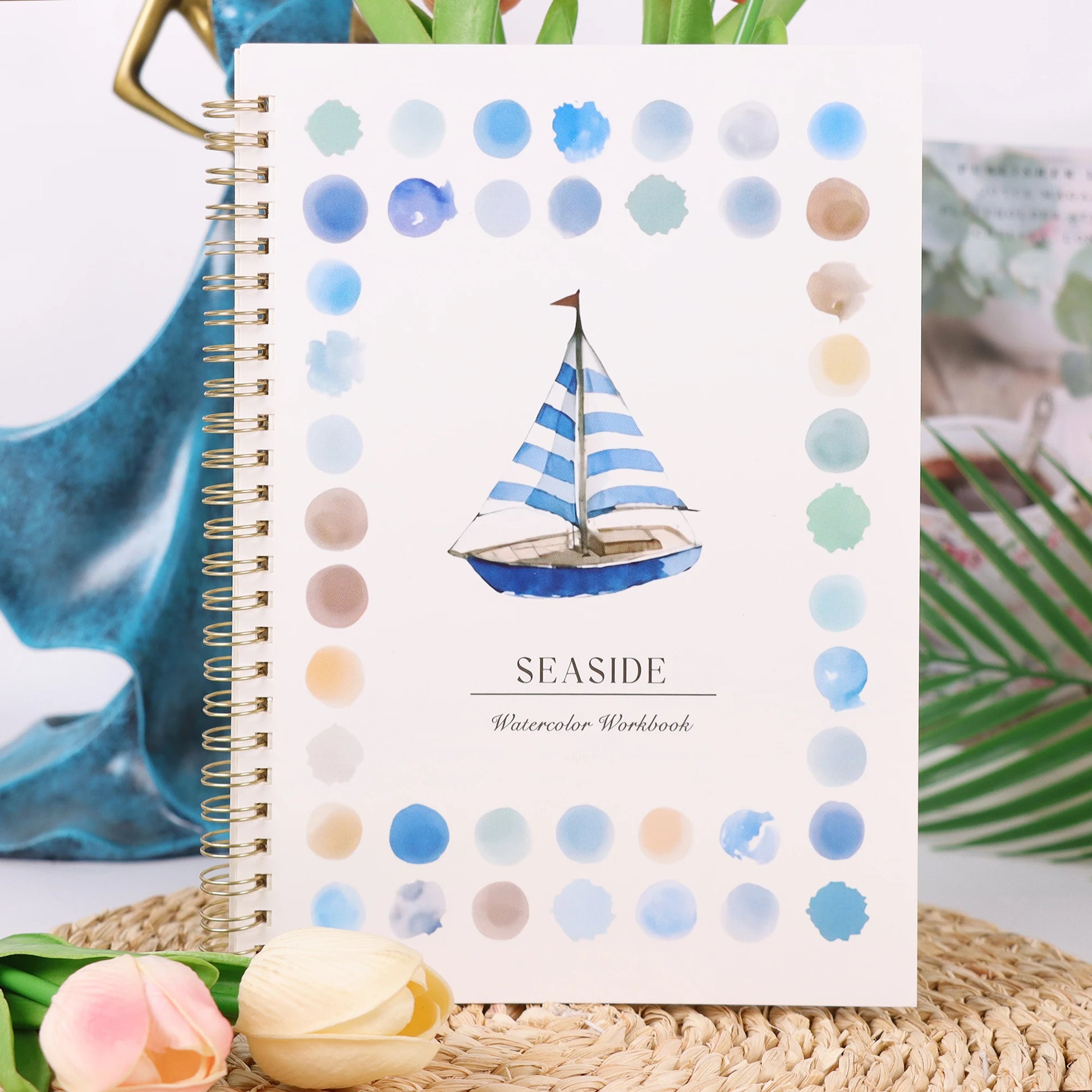 Watercolor Oil Painting Practice Book - Beginner to Advanced Art Album