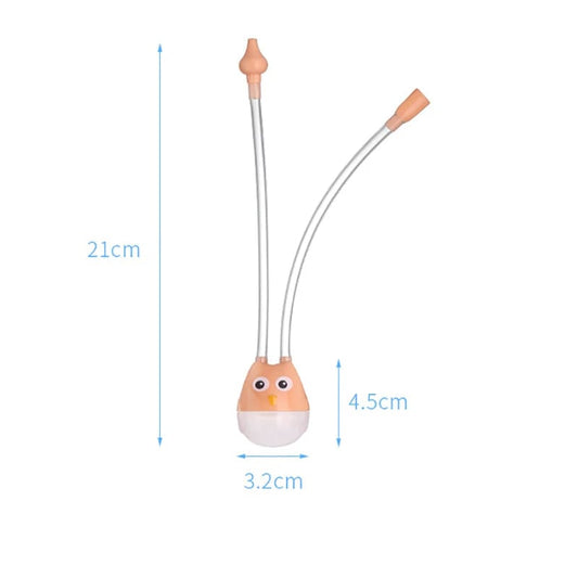 Baby Nasal Aspirator Suction Tool - Safe Nose Cleaner for Newborns