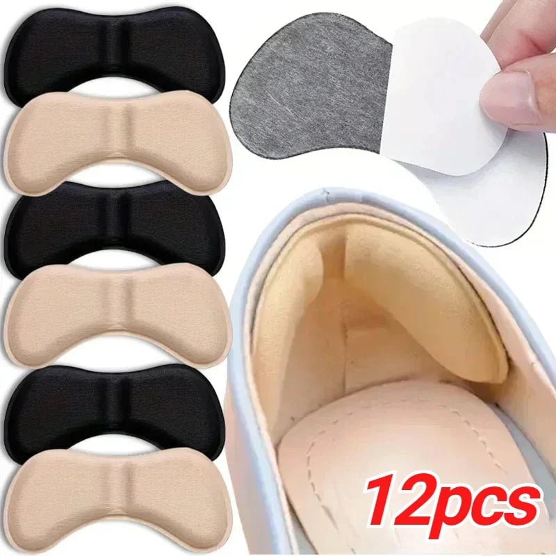 6 Pairs Heel Cushion Insoles - Pain Relief Anti-Wear Foot Pads
