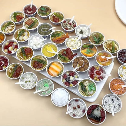 Miniature Kitchen Food Accessories Set for Dollhouse Crafts & Play