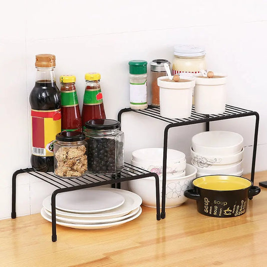 Wrought Iron Kitchen Storage Rack - Countertop & Floor Standing