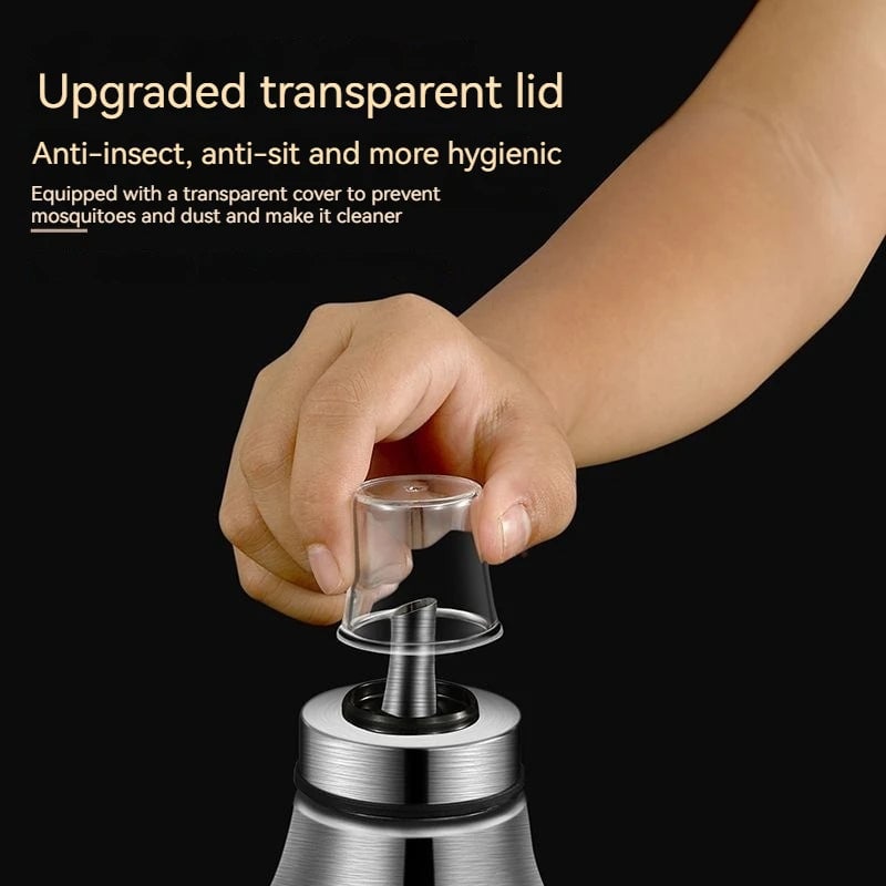 304 Stainless Steel Oil Storage Jar - Leakproof Large Capacity