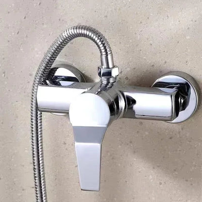 Wall Mounted Hidden Shower Faucet Hot Cold Water Mixing Valve
