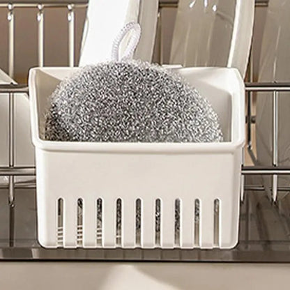 Wall Mount Silverware Drying Basket - Plastic Kitchen Utensil Holder