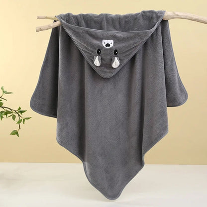 Ultra-Soft Bamboo Baby Bath Towel & Swaddle Wrap Newborn Blanket