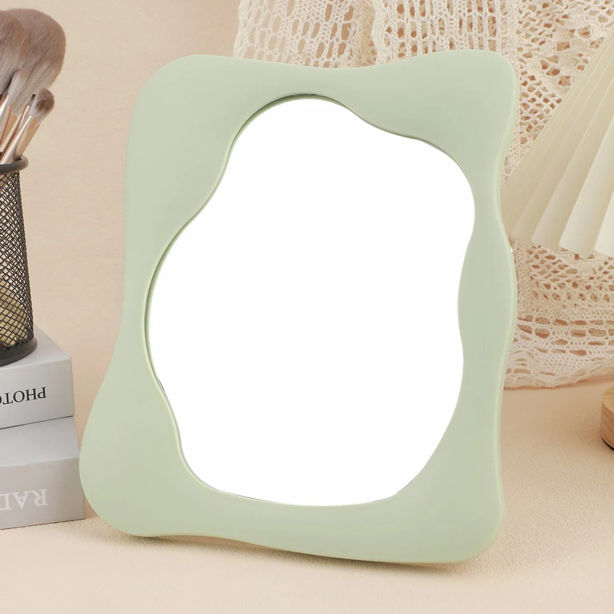 Tabletop Makeup Mirror - Adjustable Vanity Mirror for Bedroom Decor