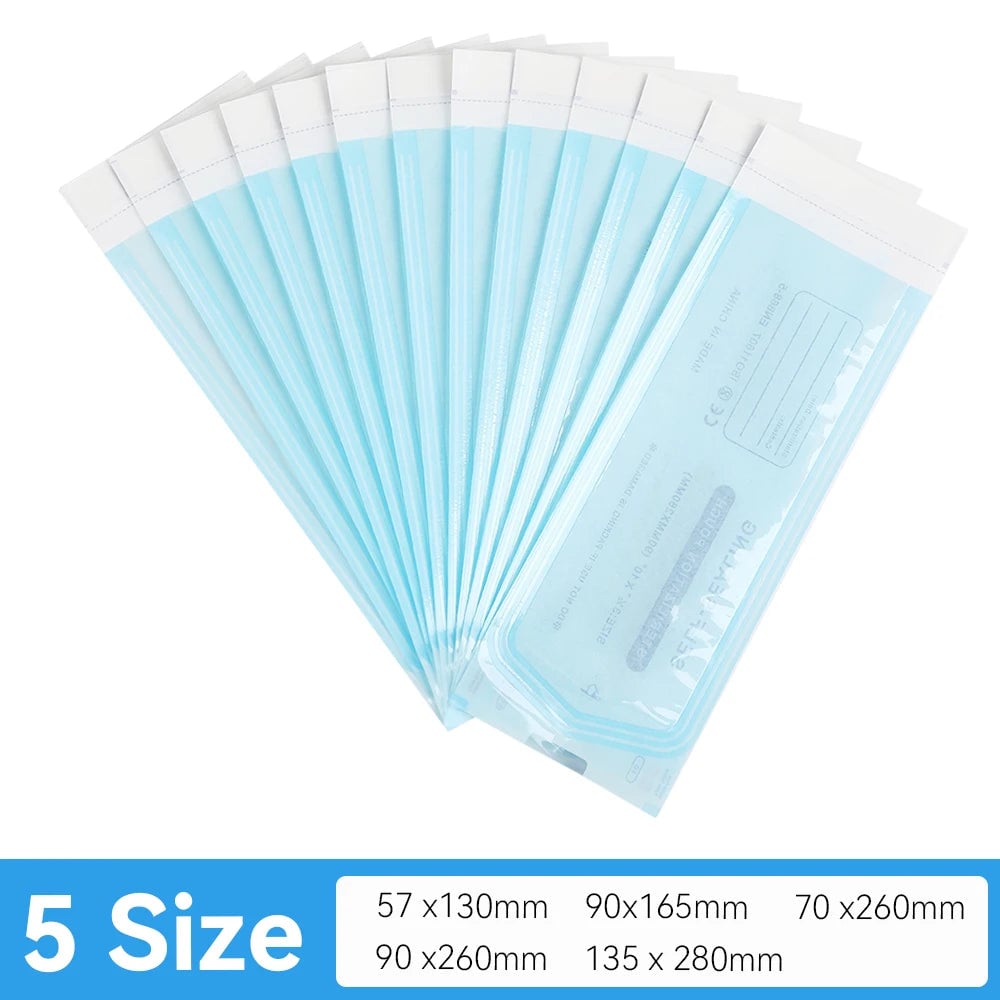 Self-Sealing Sterilization Pouches 10/20PCS 5 Sizes Tattoo Supply