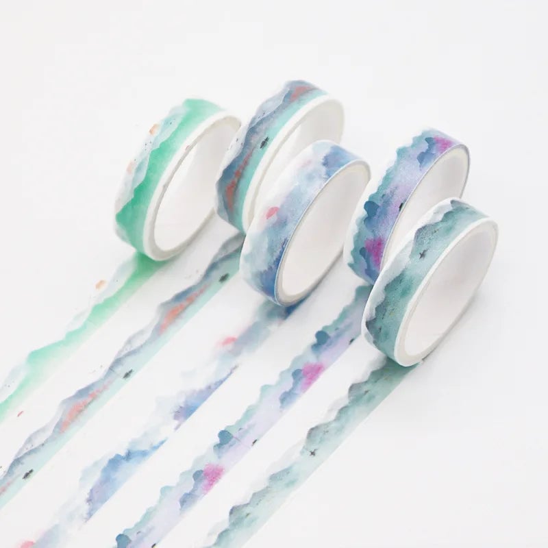 5PC Kawaii Washi Tape Set Japanese Cute Scrapbook Journaling Supplies