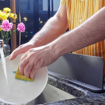 Silicone Sink Splash Guard - Kitchen Water Barrier