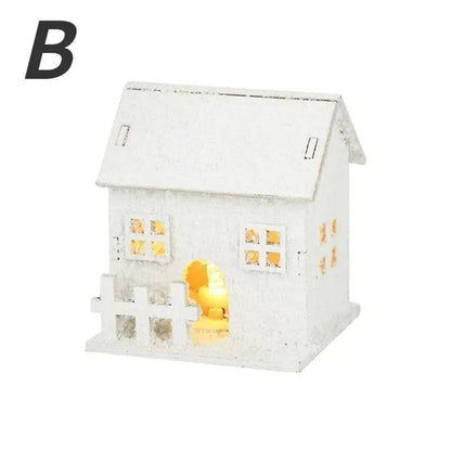 LED Snowflake Christmas Lights - Shining Holiday Decorations Small House