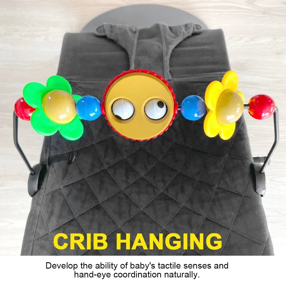 Baby Spiral Rattle Play Arch - Stroller Car Seat Hanging Toy