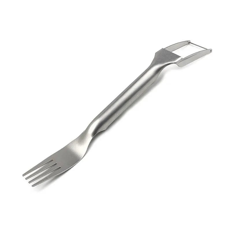 2-in-1 Stainless Steel Watermelon Slicer Cutter Fork Tool