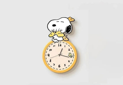 Snoopy Wall Clock - Cartoon Character Design Indoor Decor