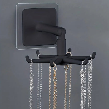 360° Rotatable Wall Mounted Kitchen Hook - 6 Claw PP Punch Free