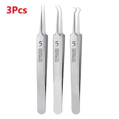 German Ultra Fine Cell Pimple Blackhead Clip Tweezers Acne Tool