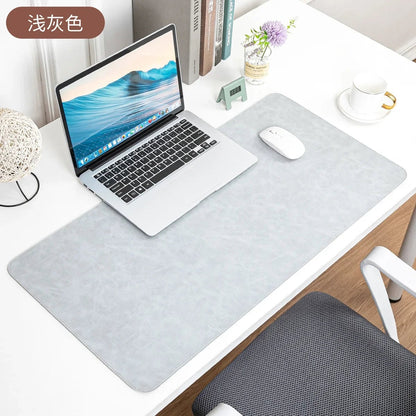 Large Waterproof PU Leather Desk Pad - Non-slip Mouse Mat Cover