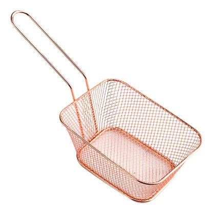 Stainless Steel Mini Square Oil-Separated Frying Basket