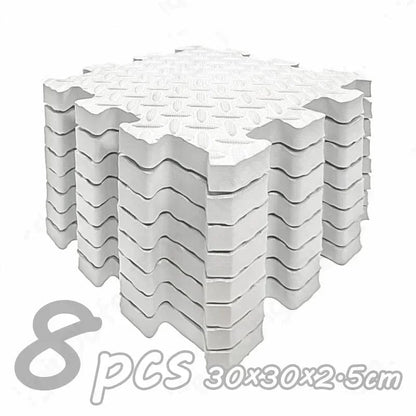 8Pcs 2.5cm Thick Nonslip Baby Play Mat Soundproof Puzzle Gym