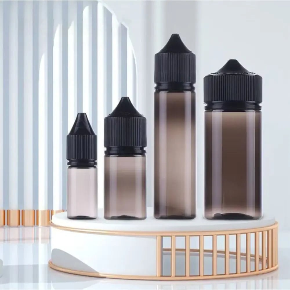Portable Oil Filling Bottles 10-100ml PET Pointed Squeezable Dropper