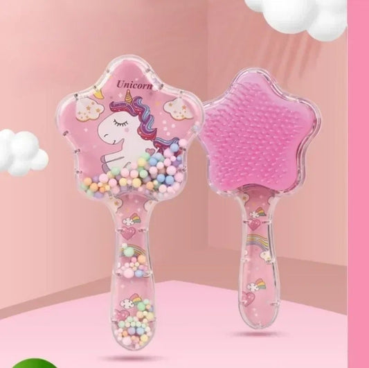 Anti Static Massage Unicorn Hair Brush - Tangle Detangle