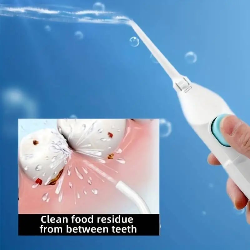 Portable High Pressure Water Dental Irrigator Manual Teeth Cleaning